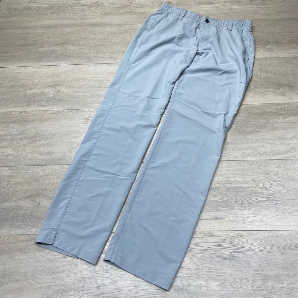 Under Armour Golf Pants Mens 36/36 Gray Performance Trousers